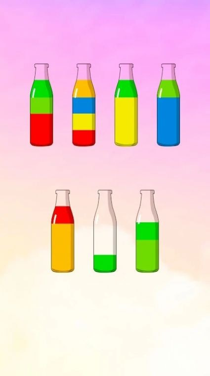 水瓶颜色搭配Color Water Sort游戏