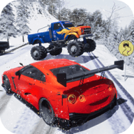 雪车碰撞粉碎Car Crash : Icy Mountain Road免费手机游戏app