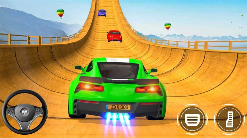 汽车特技疯狂坡道(Car Stunt Crazy Ramp Car Games)游戏